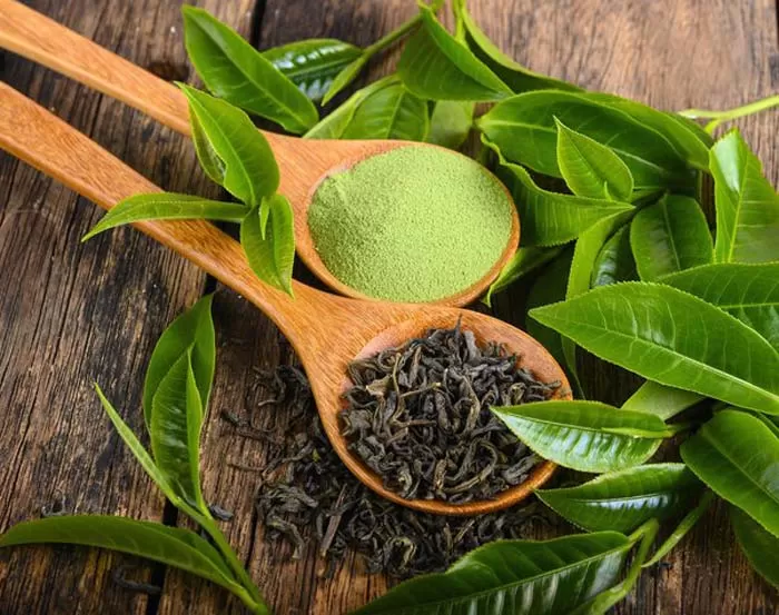 چای سبز برای از بین بردن جای جوش