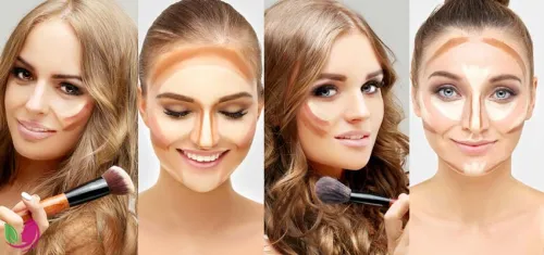 آموزش انجام کانتورینگ انواع صورت + نکات مهم