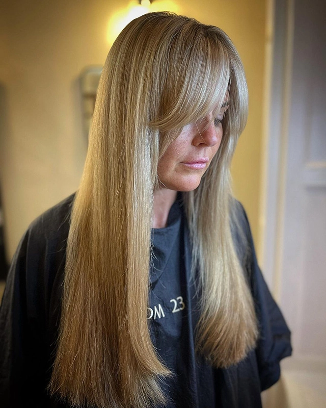 مدل چتری Long Bangs