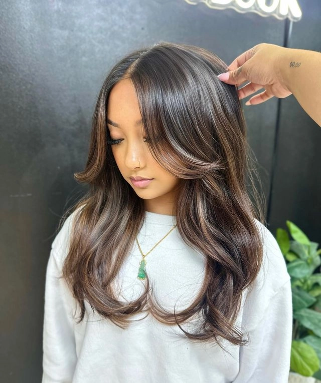 مدل چتری Butterfly Bangs