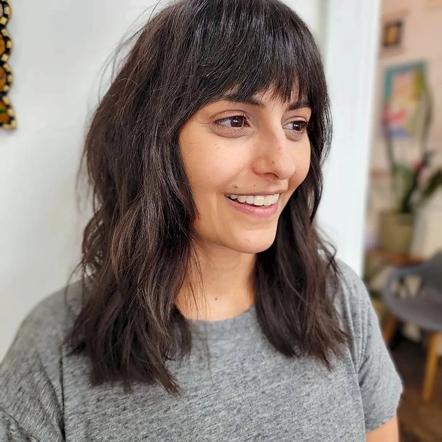 مدل موی Shaggy Bangs