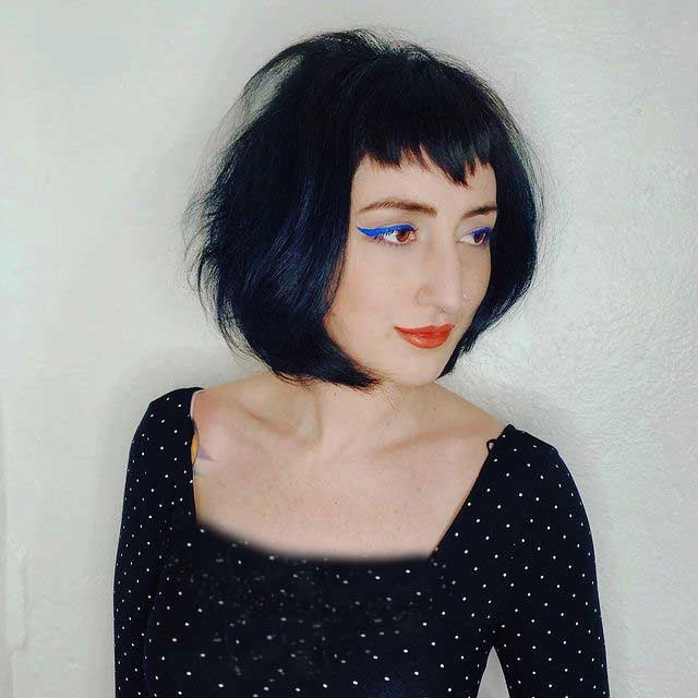 مدل موی V Bangs