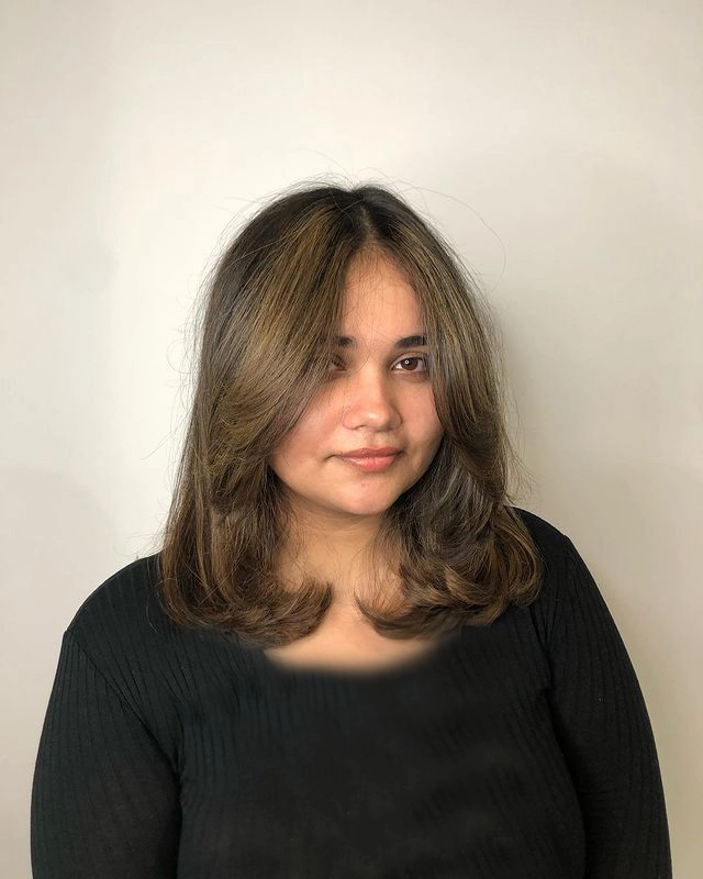 مدل موی Light Bangs