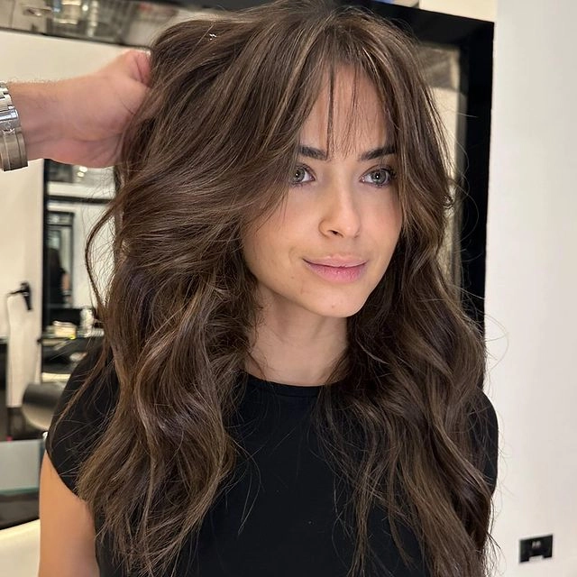 مدل موی Balayage With Bangs