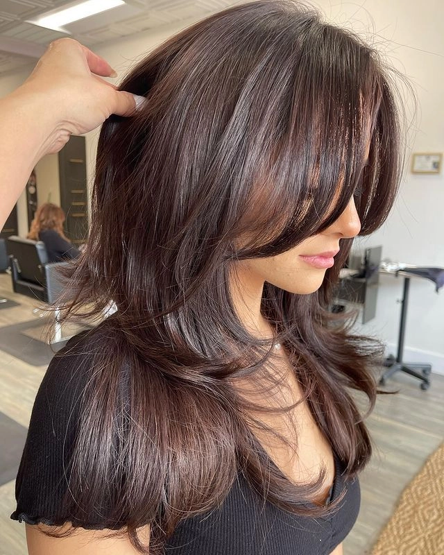 مدل موی Thick Bangs