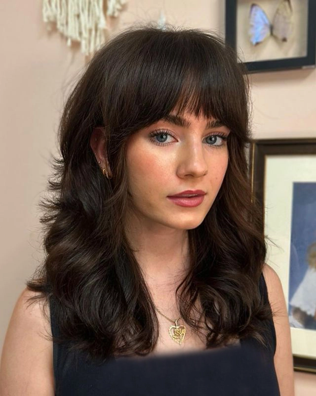 مدل موی چتری 70s Bangs