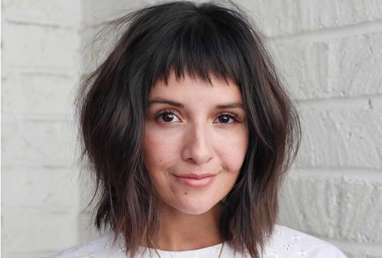 موهای کوتاه با میکروچتری (Micro Bangs)