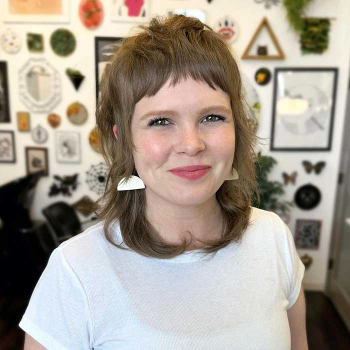چتری میکرو خرد (Choppy Micro Bangs)