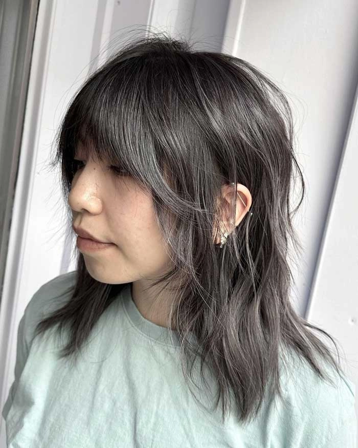 چتری پرده‌ای کره‌ای (Korean Curtain Bangs Hair)