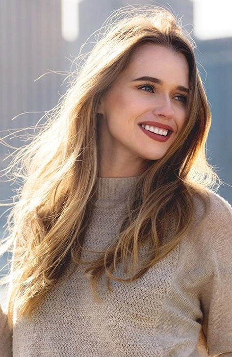 بالیاژ قهوهای روشن - Balayage Light Brown Hair