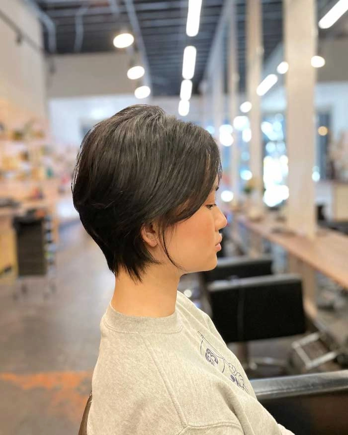 باب با چتری (Korean Bob With Bangs)