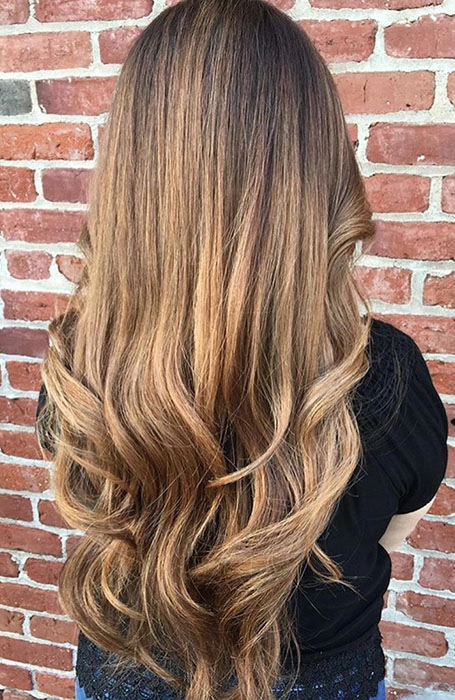 بالیاژ بلوند تیره - Dark Blonde Balayage Hair