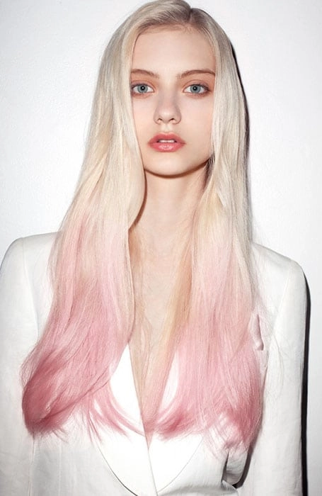 بالیاژ صورتی - Pink Hair Balayage