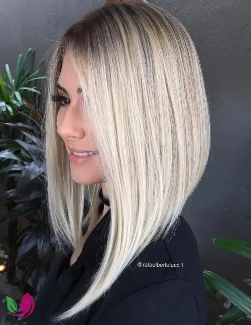 لوب صاف کره‌ای با زاویه تند (Sleek Buttery Lob with Sharp Angle)