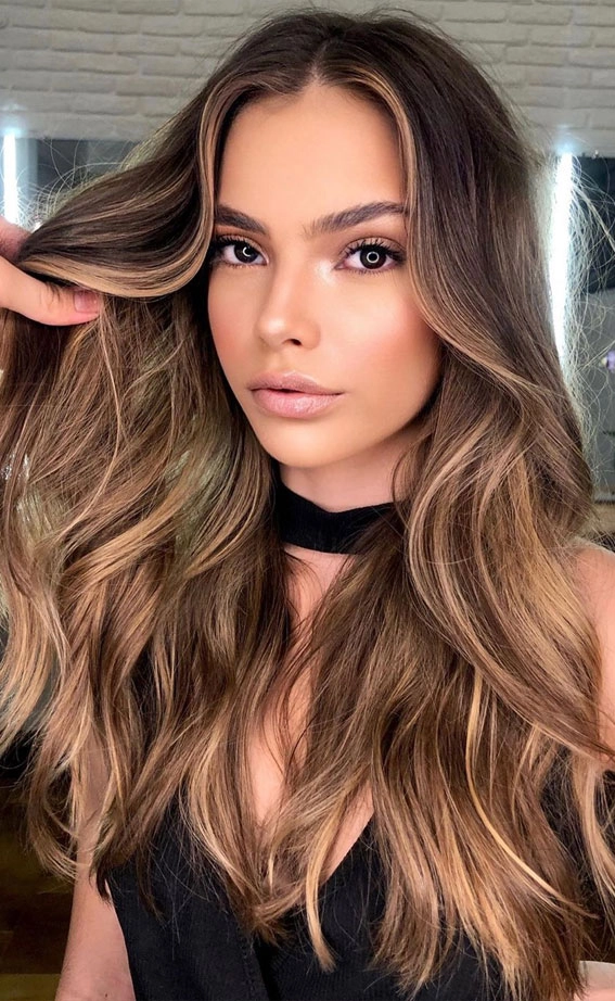 بالیاژ عسلی - Honey Balayage Hair