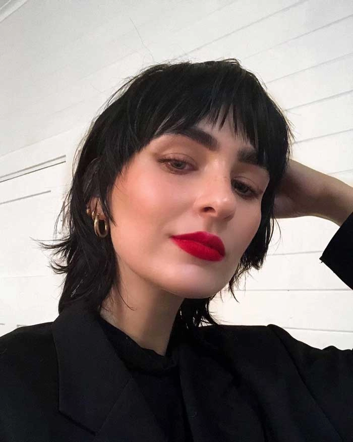 باب با چتری میکرو (Bob With Micro Bangs)