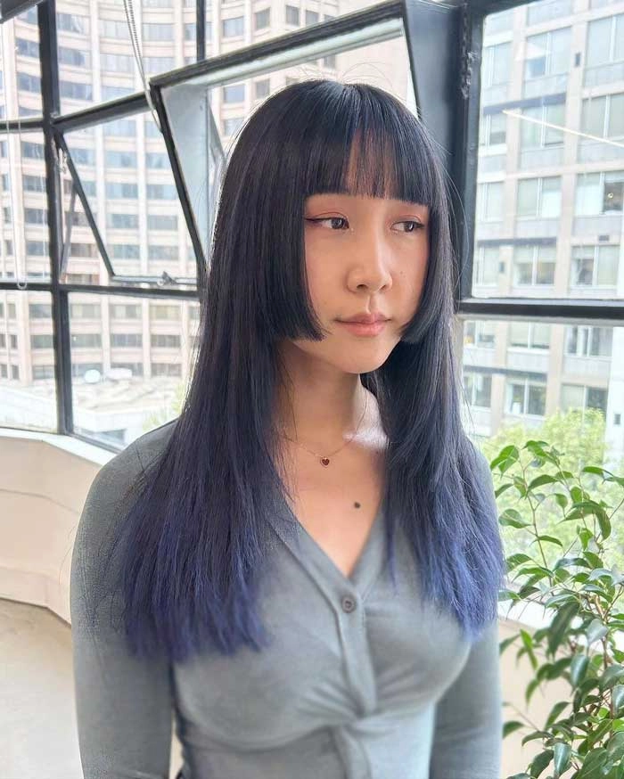 چتری‌های لایه‌ای (Korean Fringe Bangs)