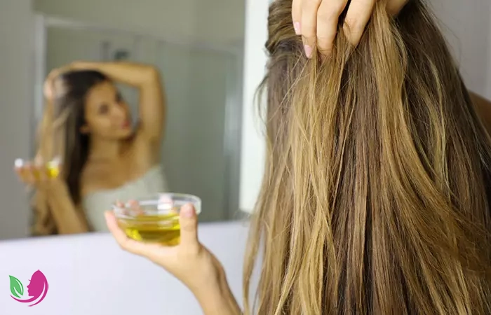 ماسک خانگی روغن زیتون و روغن نارگیل